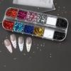 Y2K Cute Nail Flakes Kawaii Nail Charm Supplies 12 Grids Nail Sequins  DIY