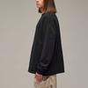 Y-3 Solid Color Crew Neck Pullover Long Sleeve Sweatshirt Unisex Sweatshirt Black IR7113