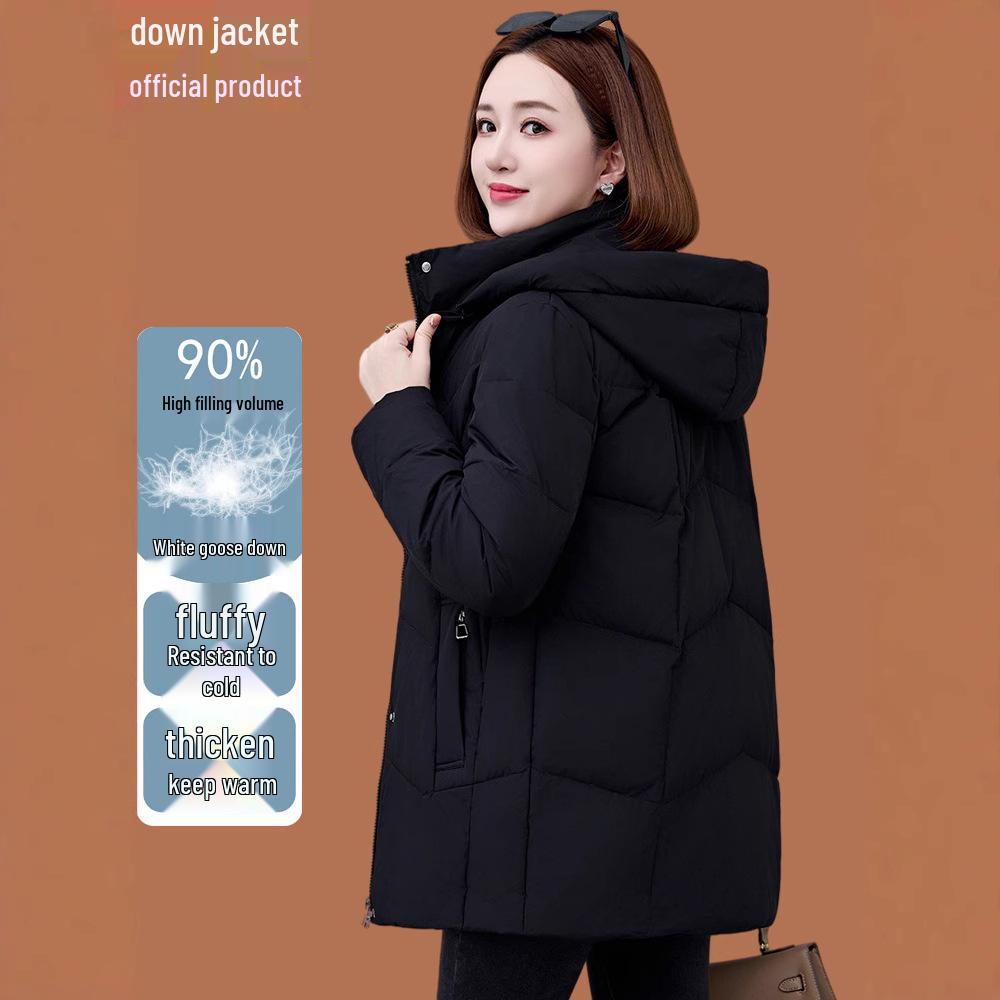 Women's Winter 2025 Thickened Down Jacket - Little Fragrance Style Trend