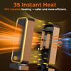 Fast Heating Small Electric Heater Portable Warmer Fan for Bedroom Office Desk Indoor Winter Use