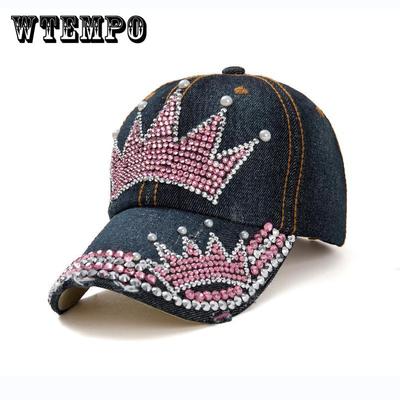 Baseballkappe Diamond Cowboyhut Damen Tide Hat Fashion Shade Sonnenschutzkappe