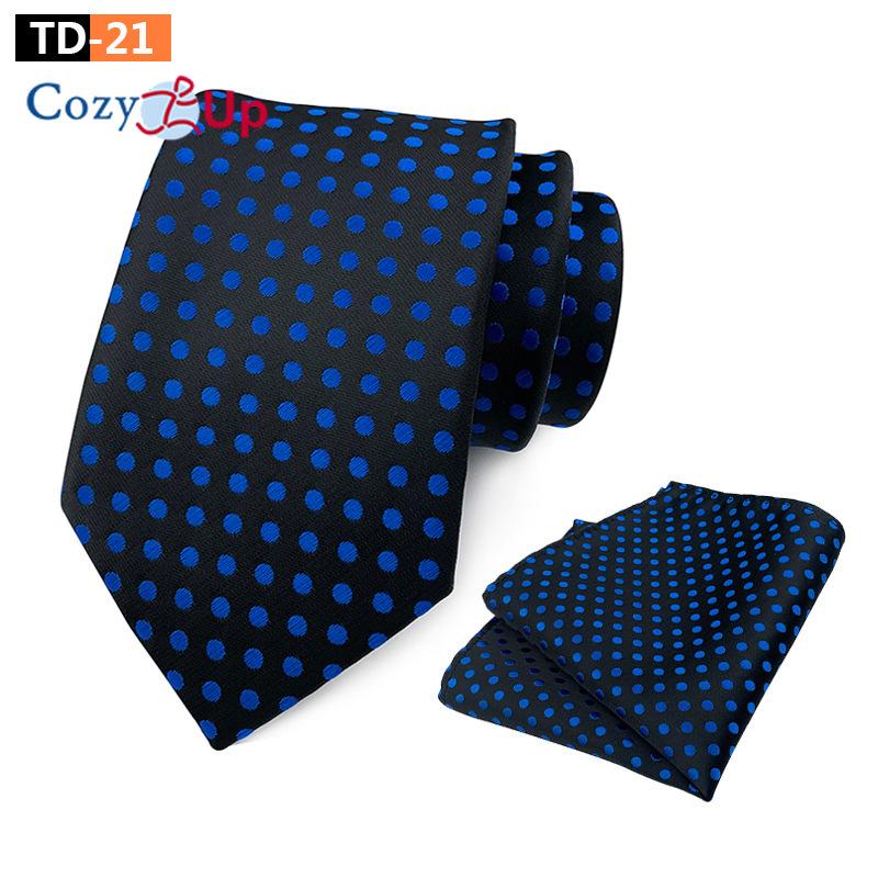 Herren Zweiteiliges Krawattenset Wave Point A Krawatte Manschettenknöpfe Business Fashion Taschentuch Paisley