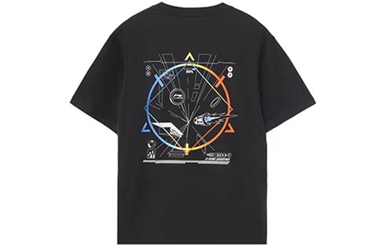 Li Ning Sports Lifestyle Collection Sports Trendy Collection T Shirt Men s Black AHSRC01-4 M