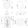 ZSX-1258A Aluminum Universal Dome Mount for Hikvision/Dahua - Outdoor Waterproof Conch Design