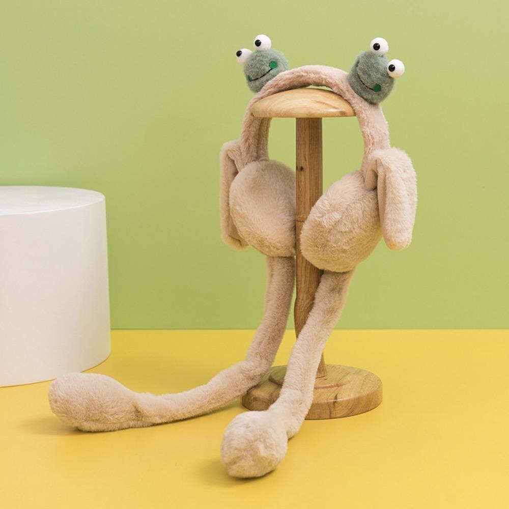 Moving Ears Funny Earmuffs Jumping Airbag Earmuff New Ear Cover  Adults