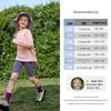 JELLYBABY Girls' Heart Print Sun Protective Long Sleeve T-Shirt