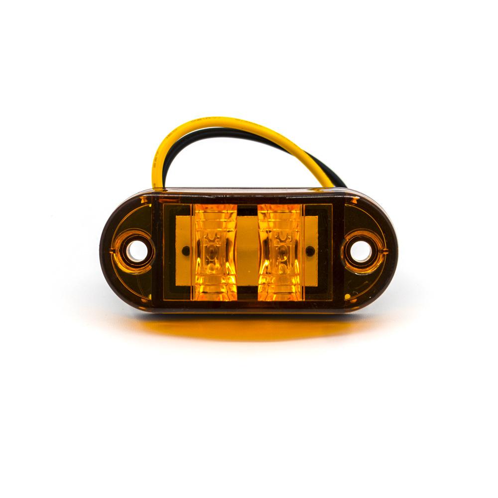 Wasserdichte 2LED-Lichtperlen, LKW-Seitenlicht, LKW-Seitenlicht, LKW-Signal, Breitenlicht, IP67