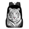 Creative Fiercely Tiger Pattern Backpacks for Girls Boys Children Students Book Bag Teenager Shoulder Rucksack Travel Backpack