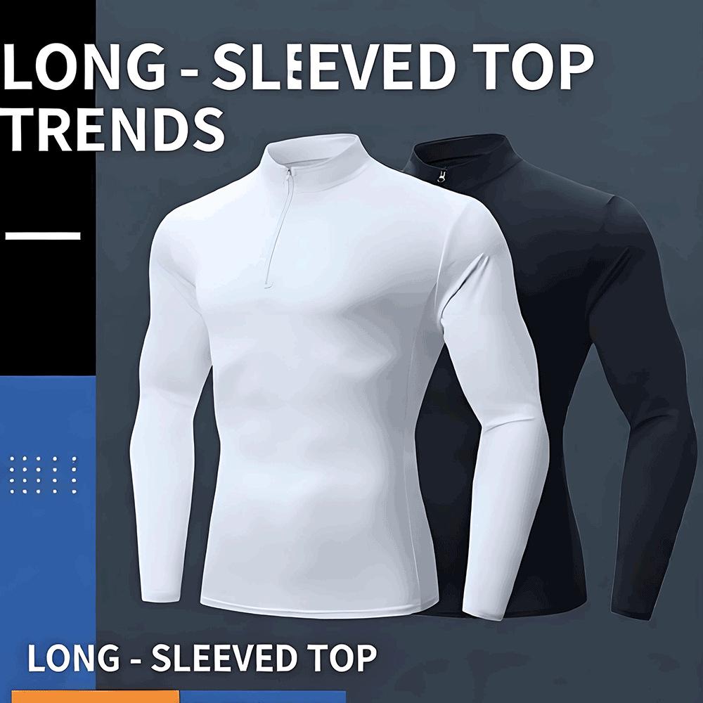 Set di Polo Elasticizzate ad Asciugatura Rapida da Uomo GYMSHARK - Abbigliamento Sportivo Traspirante, Aderente per Allenamento e Corsa con Protezione Solare