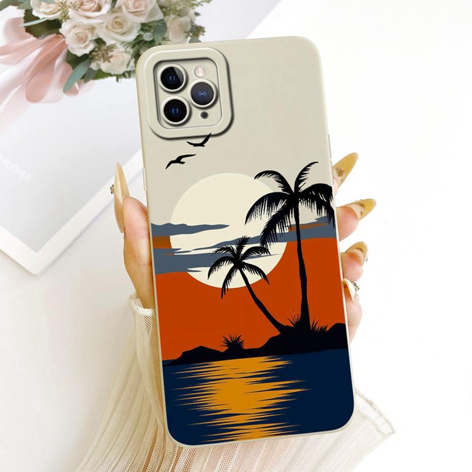 Cute Printed Phone Case For iPhone 11 Pro Max iPhone11 11Pro Soft Silicone Shockproof Cases For iPhone 11ProMax Covers Bumpers