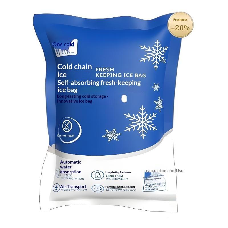 10Pcs Ice Pack Reusable Self-Priming Icing Cooler Bag Pain Cold Compress Drinks Refrigerate Picnic Food Keep Fresh Dry Ice Packs