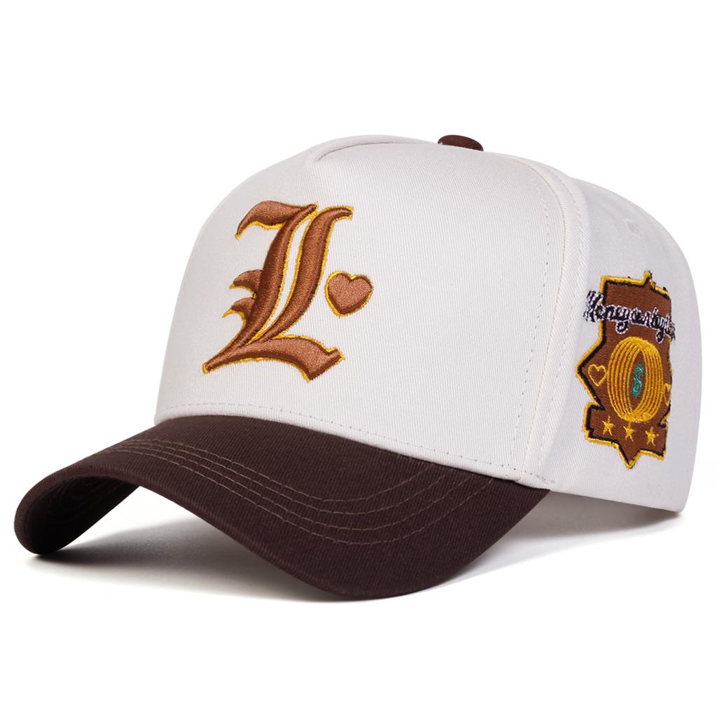 Unisex Gothic Letter Embroidery Baseball Caps Spring Autumn Outdoor Adjustable Casual Hats Dad Hat Sunscreen Hat