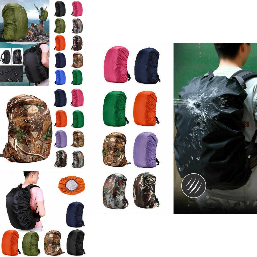35l-80l Wasserdichter Staubdichter Tragbarer Camping Rucksack Reisetasche Mit Regenhülle Für Outdoor-Abenteuer