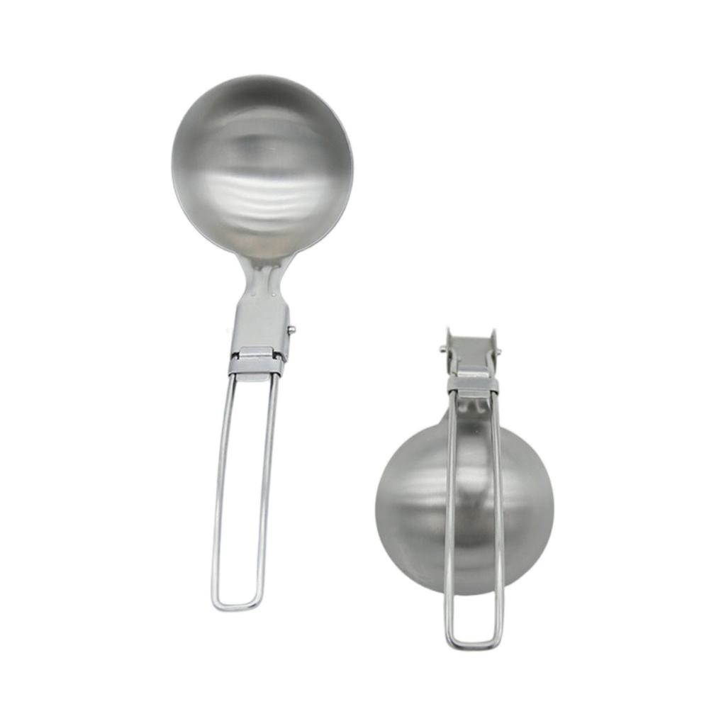 Outdoor 304 Stainless Steel Cutlery Set Portable Foldable Frying Spatula Camping Travel Multifunctional Cutlery Kitchenware