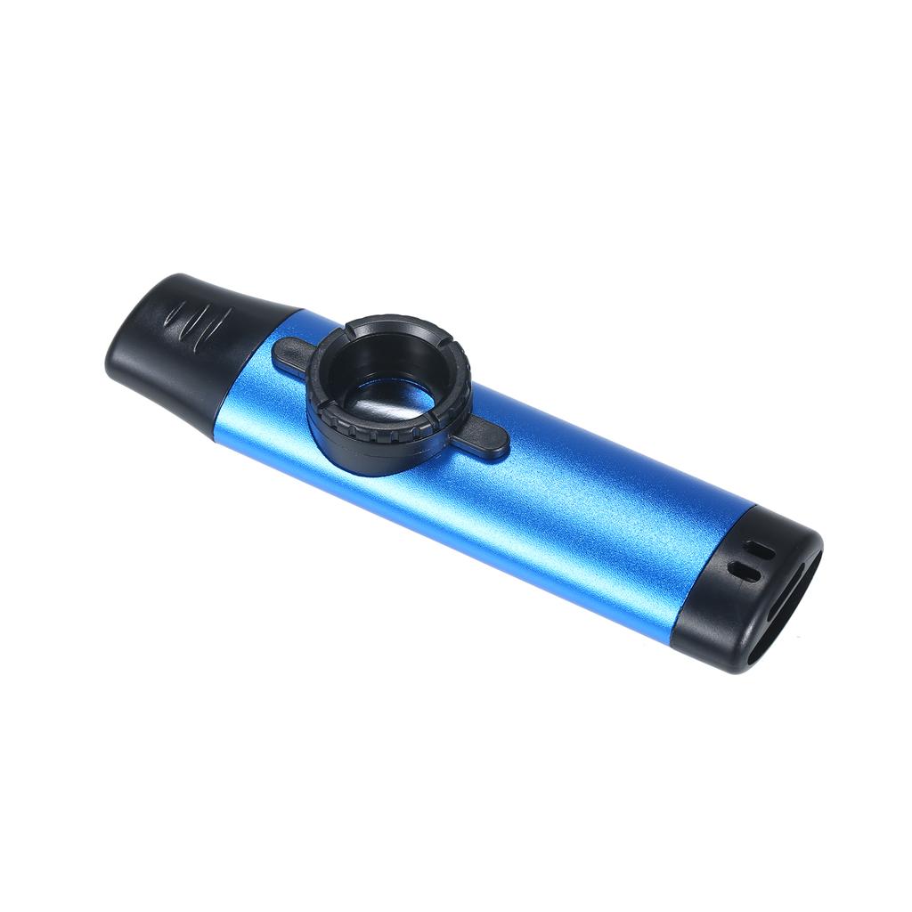Aluminum Alloy Kazoo Woodwind Instrument Musical Instrument for Beginners Blue