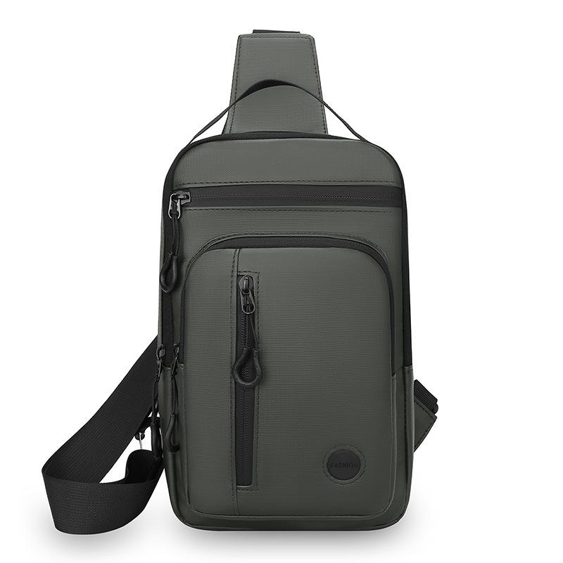 Herren Brusttasche Outdoor Leichtgewicht Handy Tasche Pendler Mehrfachtaschen Umhängetasche