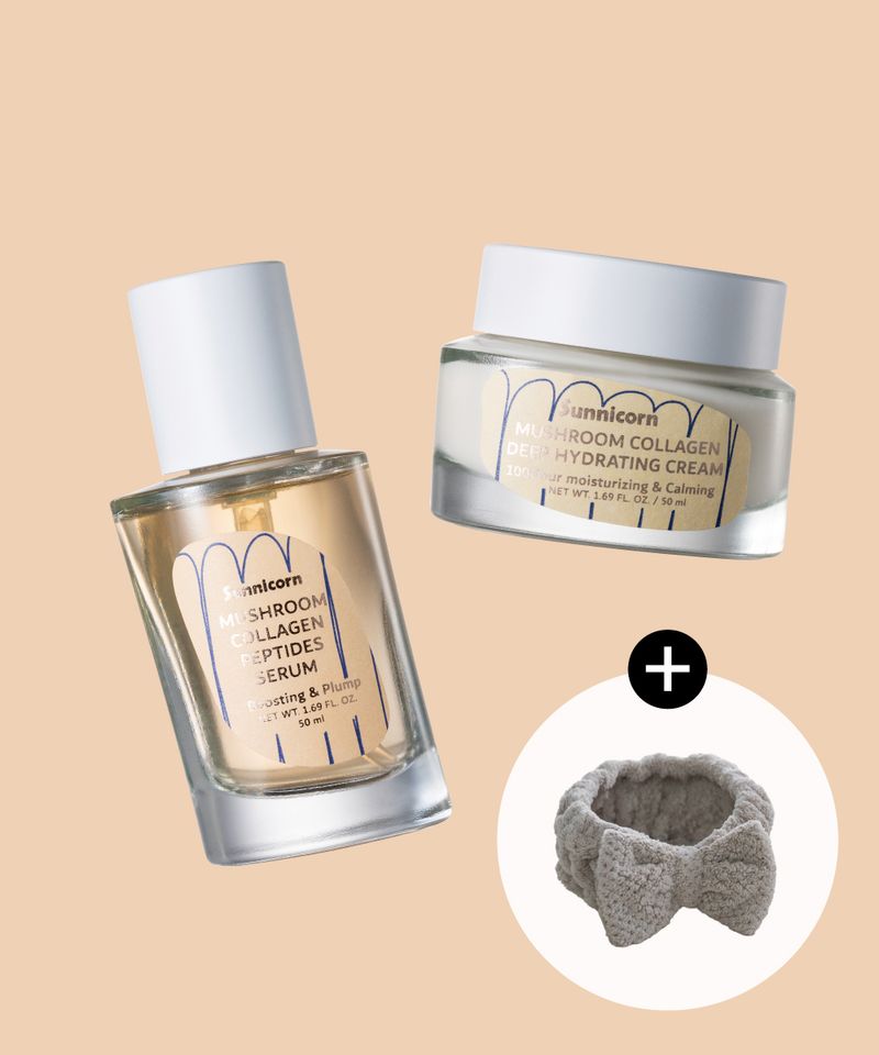 [Free Hairband] Sunnycorn Slow Aging Starter (Serum & Cream)