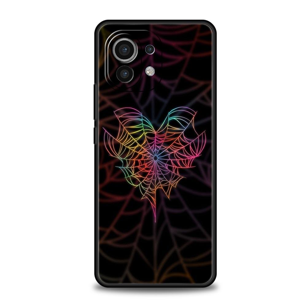 Spider Web Phone Case Cover for Xiaomi Mi 17 15 14 13 12 11 Ultra 15T 14T 13T 12T 11T Pro Lite 5G Soft TPU Shell Fundas Capa Bag