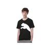 Puma T-shirt a Maniche Corte con Stampa Logo Grande Girocollo Uomo Top Nero 587585-51