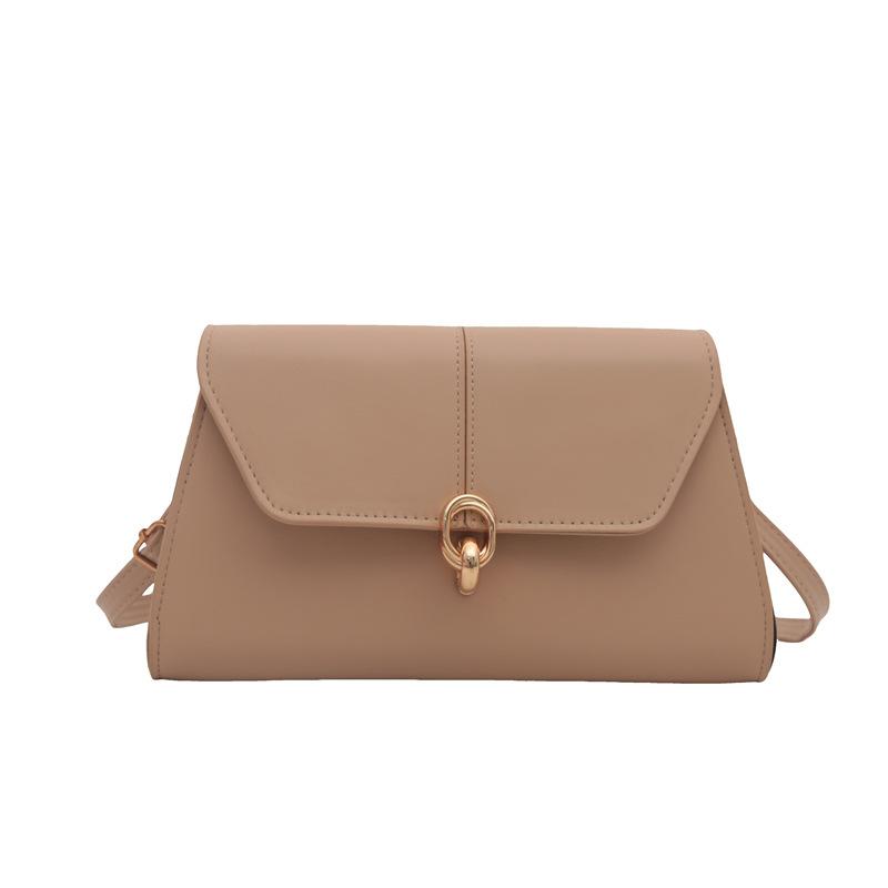 Petit sac carré tendance, sac à main texturé en PU, sac à bandoulière simple haut de gamme, sac à bandoulière polyvalent pour femme