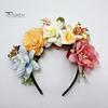 Decorazione di Fiori Imitazione Cerchietto per Capelli Design Elastico Viaggio Festa Fascia Vari Stili Cerchietto per Capelli Floreale Copricapo Accessorio Affascinante