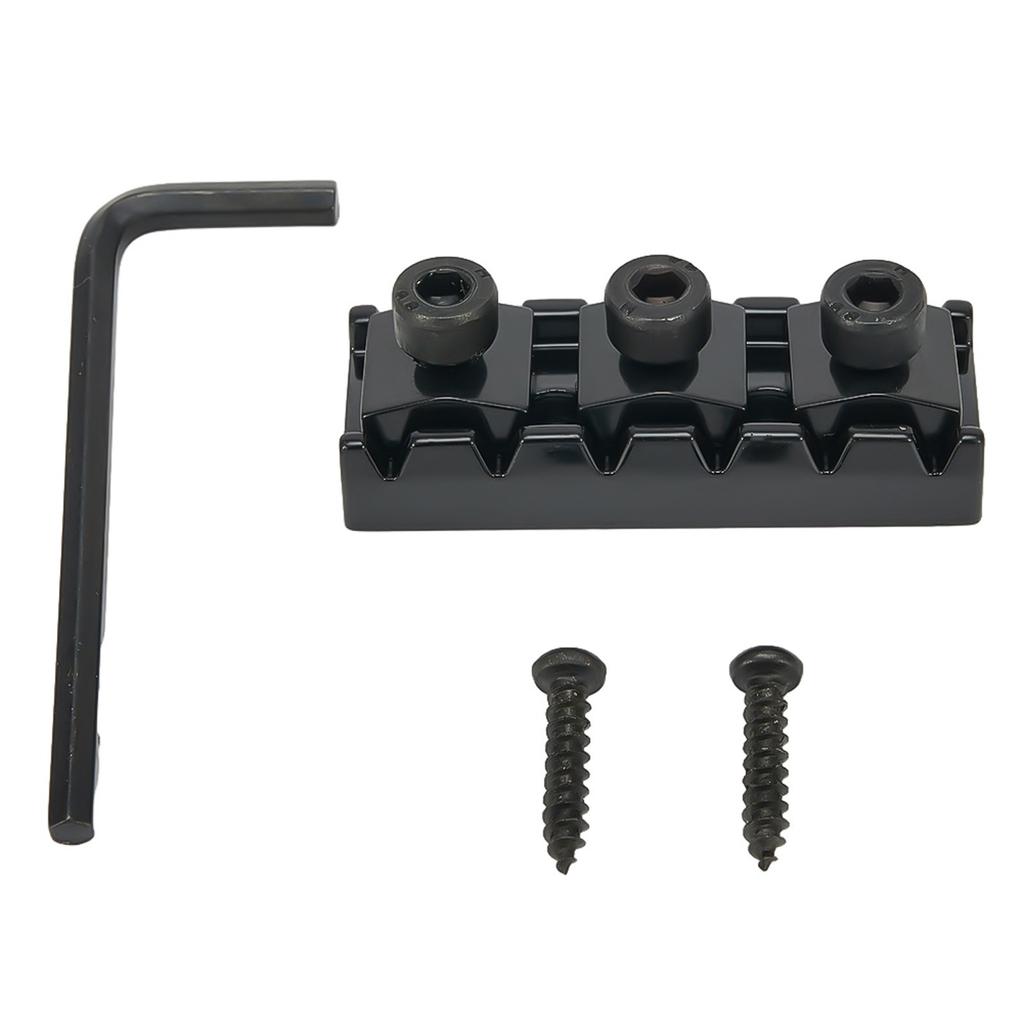 Black Lock Nut Chrome Gold Length: 42mm; Width: 15.5mm