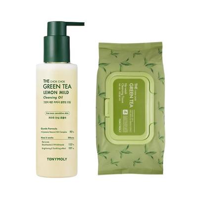 The Chok Chok Green Tea Mild Cleansing Oil 200мл / Очищувальні серветки 20шт / Очищувальні серветки 100шт (11 Опції)