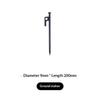 4/6M Adjustable Camping Tent Awning Wind Rope With Fastener Buckle Pulley Tensioner Ratchet Hangers For Lights