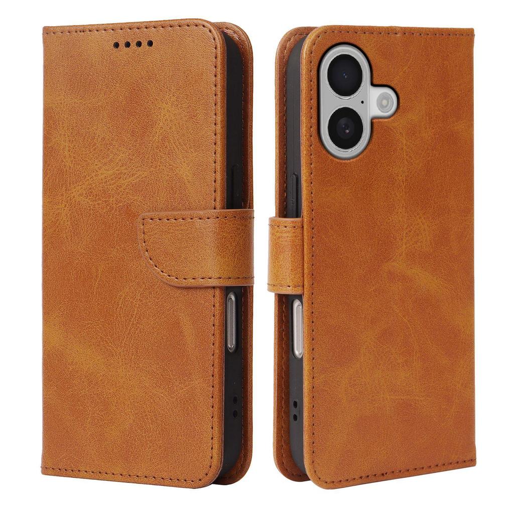 Etui na telefon Motorola Moto G56 5G ze skóry cielęcej z klamrą nożową (Wersja zagraniczna)