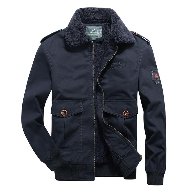 

Осень и зима Новая бархатная куртка Хлопковая одежда Мужская повседневная хлопковая одежда Теплая хлопковая одежда Пиджак с лацканами 4XL