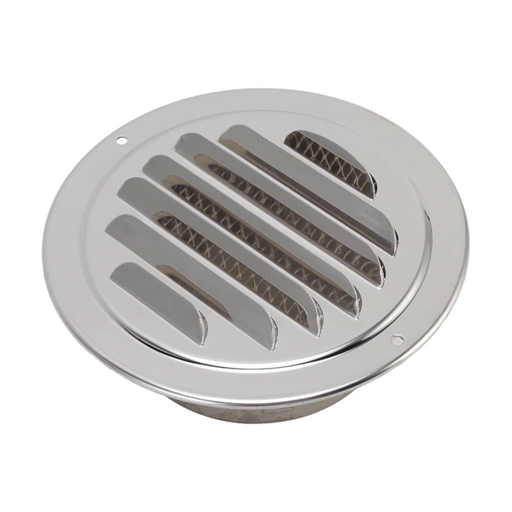 Air Ventilation Cover 304 Stainless Steel Round Exhaust Duct Grill Cap for Kitchen and Bathroom