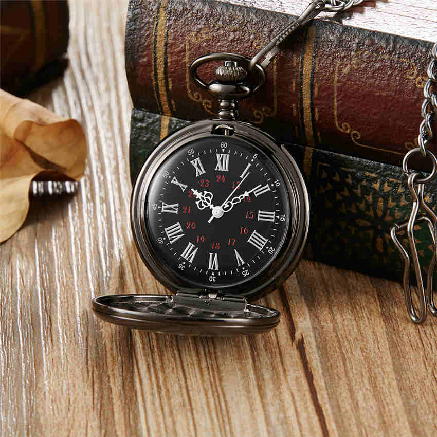 Orologio da tasca al quarzo serie Fashion To My Son I Love You, Orologio ciondolo