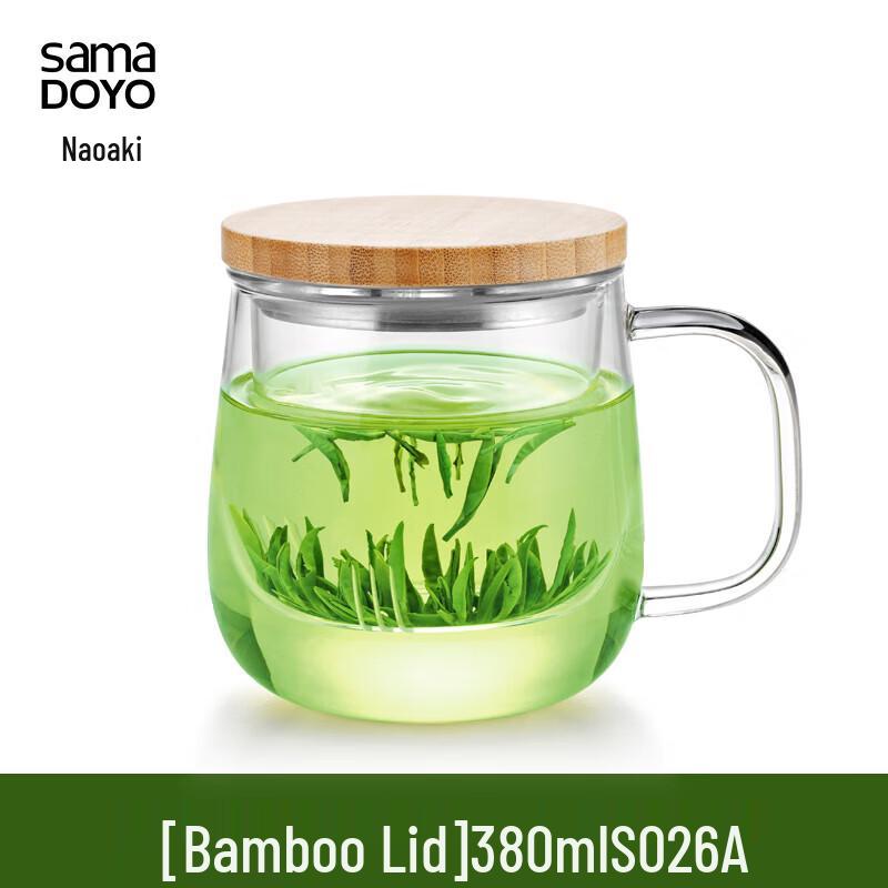 Heat-Resistant Glass Tea Infuser Mug