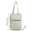 Simple Solid Laptop Shoulder Bag Shockproof Handbag Computer Storage Bag File Package Large Capacity Business Briefcase Bag