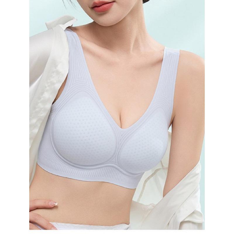 Reggiseno Donna Senza Cuciture Wireless Traspirante Push Up Comfort
