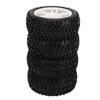 4Pcs 1 16 Scale RC Car Tires White RC Tires for 1 16 Remote Control Car AXI31594W