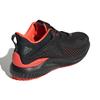 Adidas Alphabounce Ek Comfortable Versatile Mesh Fabric Slip Resistant Durable Low Top Casual Running Shoes Men Sneakers Black Orange GW2267