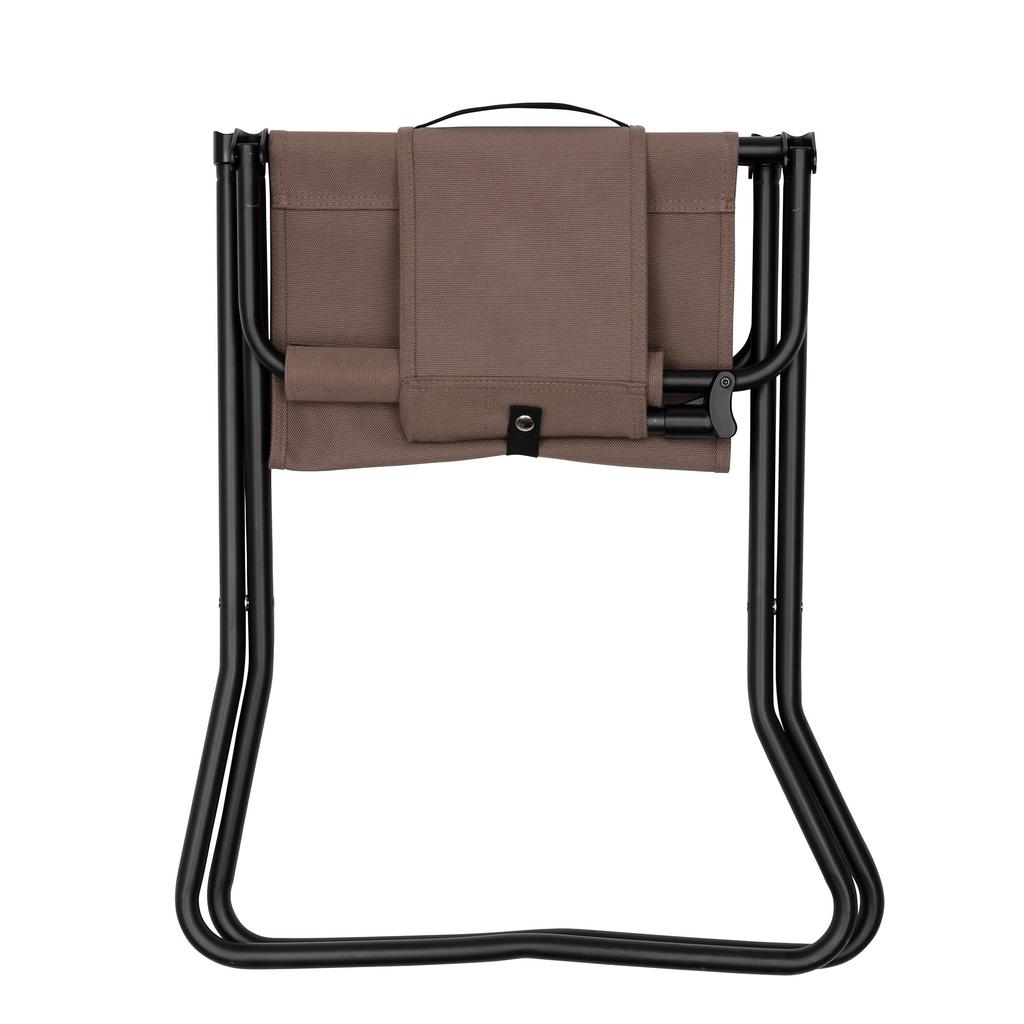 Snow Peak FD Chair Wide Folding Gray Ideal for Outdoor Camping Chair, (LV-077GY),