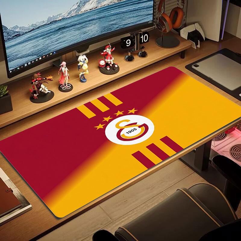 Galatasaray S Large Size Mouse Pad Large Gaming Table Cushion Non-slip Laptop Tablet Big Mousepad XXL Mat Mini PC Playmat With Lock edge