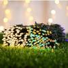 Outdoor Waterproof Colorful LED Solar String Lights for Courtyard and Fence