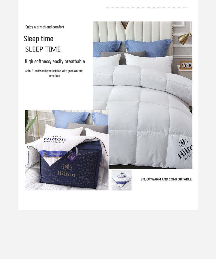 Yueji Mei Down Alternative Winter Quilt - Luxury Five-Star Hotel Comfort for All Seasons