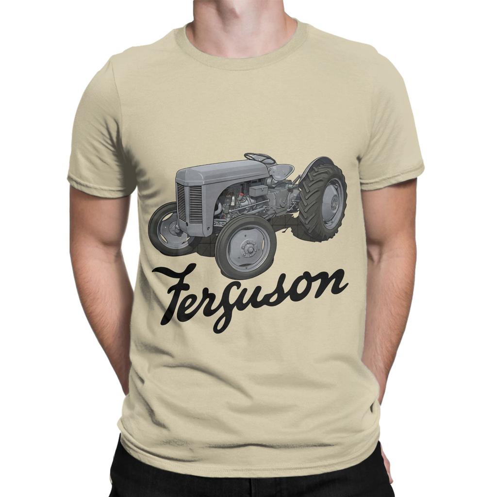 Trattore Ferguson TE20 Little Grey Fergie Grafica Divertente Maglietta 100% Cotone Massey Ferguson Magliette Top Per Unisex