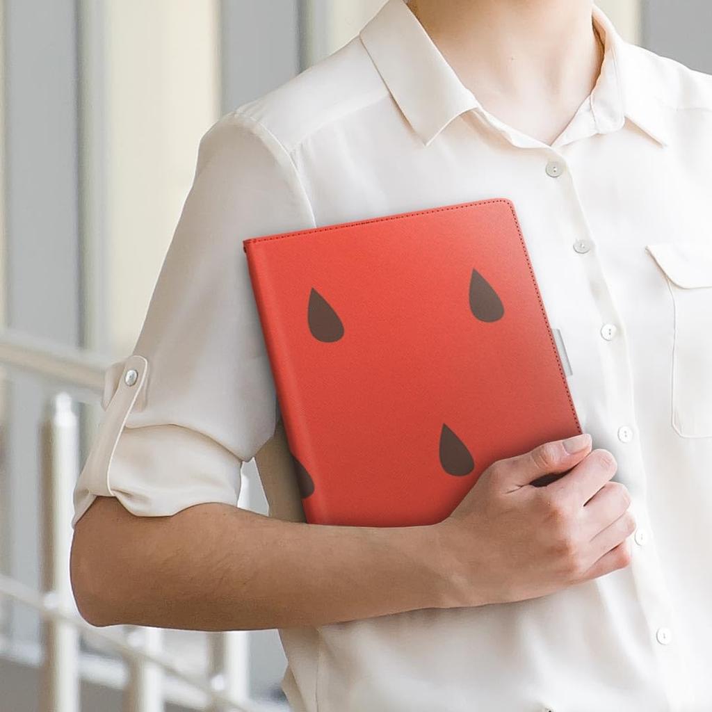 igcase Fire HD 8 released in Dedicated notebook direct pasting green 010433 (8th generation, 2018) case, type, cover, type, fruit, watermelon, red,