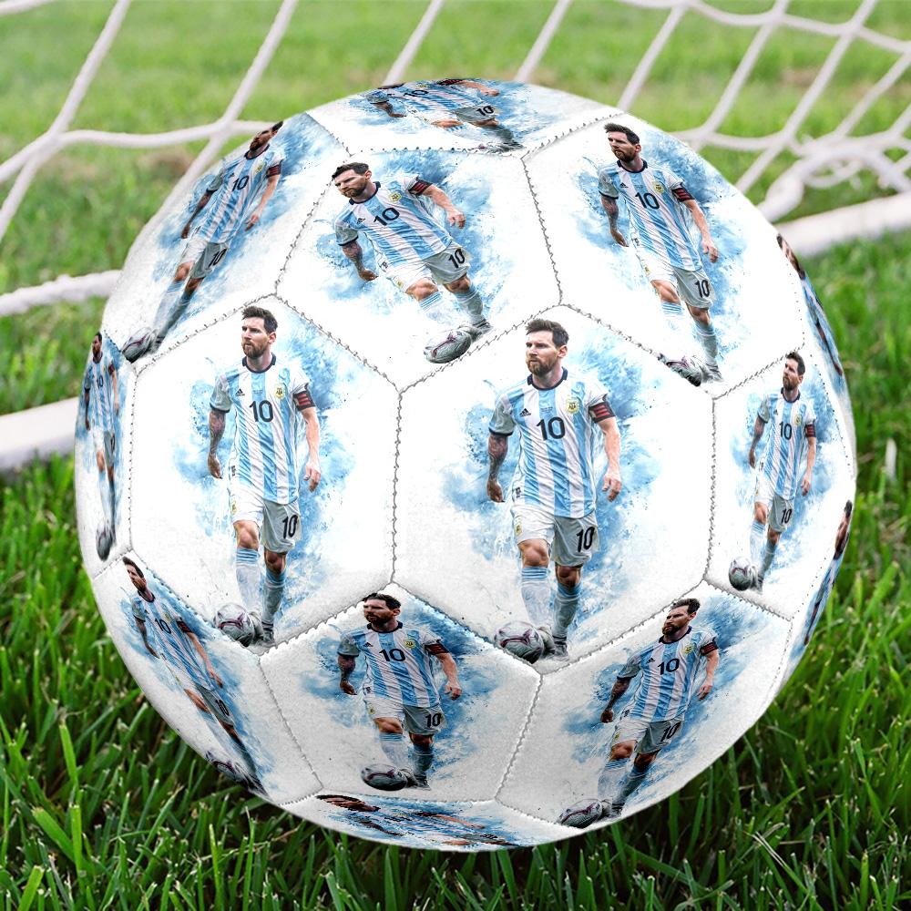 Messi 10 Number World Cup Champion Size 5 Soccer Ball Machinestitched Indooroutdoor Universal Football Ideal For Soccer Enthusiasts
