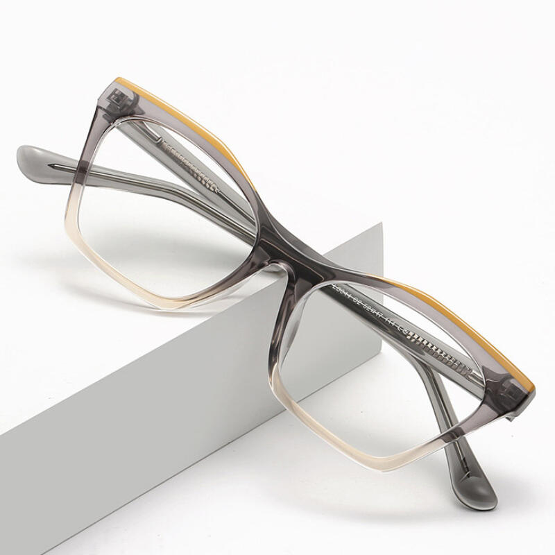 Geek Chic Rimless Semi-Rimless Horn-Rimmed Glasses Titanium Frame LS044 Single product