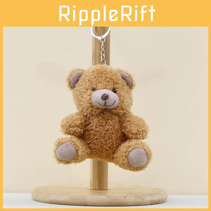 Cute Teddy Bear Plush Keychain Doll For Bags Phone Cases Available In Three Colors