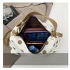 Women's Crossbody Bag, New Trendy Polka Dot Color-block Handbag, Simple Tote Bag, Sophisticated and Relaxed Handbag for Commuting.