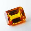 Yellow 8.23 Ct Natural Sapphire Emerald Cut Ring Size Loose Gemstone