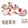 Wood Simulation Tea Set Pretend Play Kitchen Role Play Educational Toy For Kindergarten Children's Kitchen Role Play Set