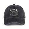 Spread Kindness Like Wildflowers Baseball Cap Distressed Washed Outdoor Casual Adjustable Hat